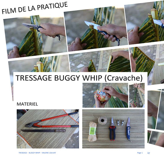 Tressage buggy whip&nbsp;(cravache)