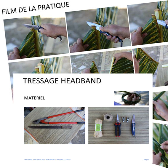 Tressage Head band à 3&nbsp;brins