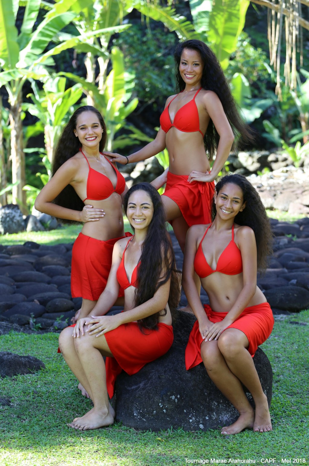 Tournage au marae Arahurahu avec le&nbsp;Conservatoire